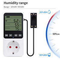 Controlador De Temperatura Humedad Digital Para El Hogar Con Sensor NTC Regulador De Calentamiento Humidificador Deshumidificador EU/US/FR/UK - details 3