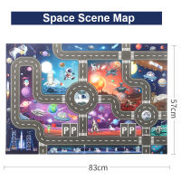 Mesa De Juego Ciudadana 83x57cm Con Señales De Tráfico Mapa De Estacionamiento Dinosaurio Fermero Juguete Educativo Para Niños Sin Batería Material ABS - details 13