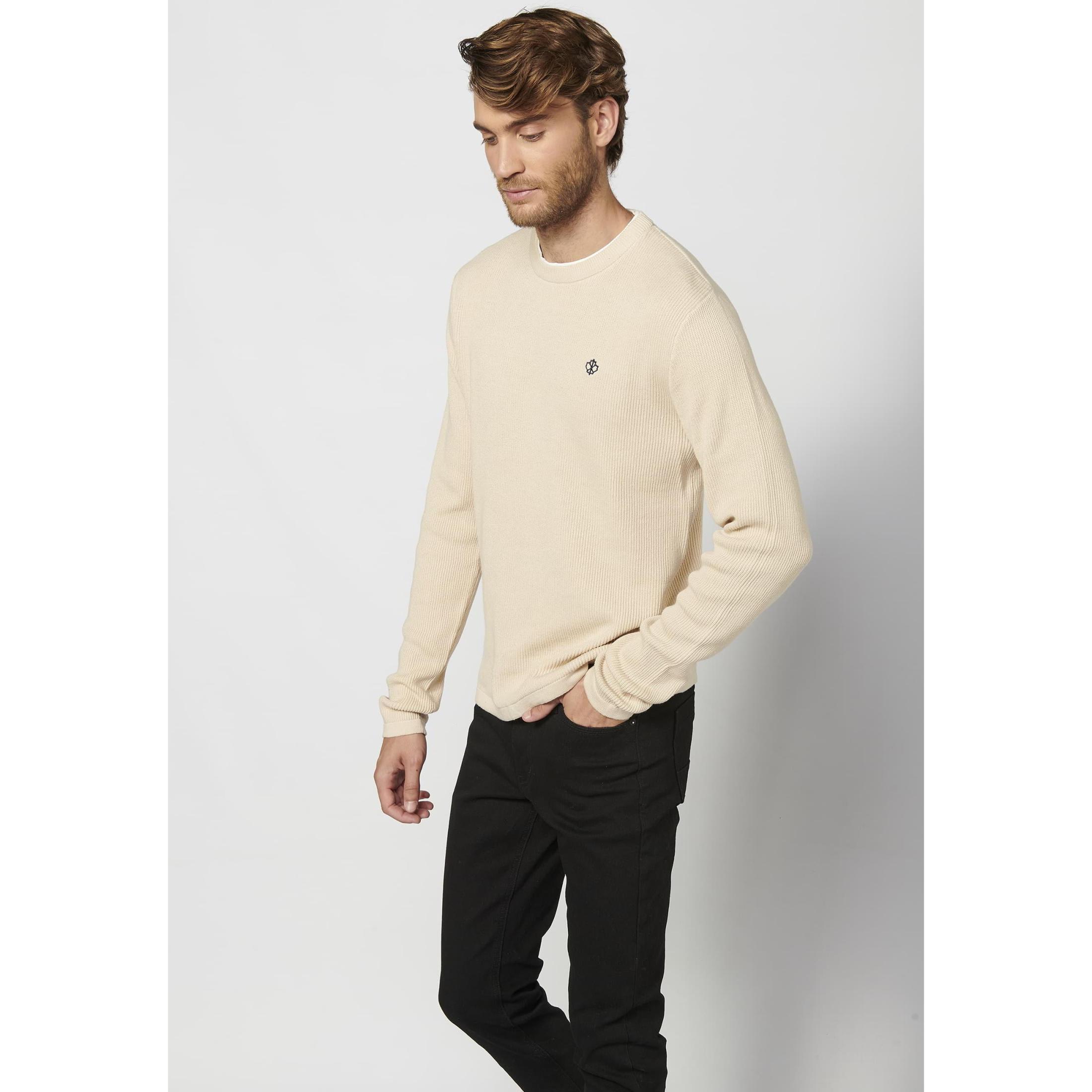 Koroshi Jersey punto tricot algodón hombre