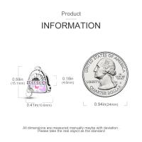 Perlas De Perfume Para Mujer Plata Esmaltada Colgante De Zapatos Altos Y Lápiz Labial Para Pulsera DIY Joyería - details 38