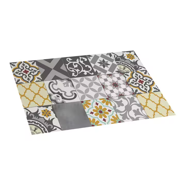 ALFOMBRA VINILICA CROMA PATCH GRIS-AMBAR 45x75cm CINTACOR - STORPLANET - 1