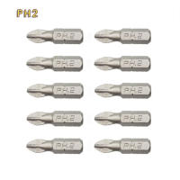 Juego De 10 Piezas De Brocas Eléctricas Hex Shank PH PZ De Acero De Aleación Para Destornilladores 25mm Tamaños PH1 PZ1 PH2 PZ2 PH3 PZ3 - details 4