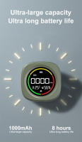 Detector De Dióxido De Carbono Mini K5A K5B Monitor De Calidad Del Aire Portátil Con Pantalla LED Recargable Por USB Tipo-C Para Interior Y Viajes - details 4
