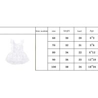 Bodysuit De Verano Para Bebés Niñas Lioraitiin Con Encaje Floral Estilo off Shoulder Ropa Infantil Recién Nacidos 0-24M - details 15