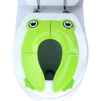 Cubierta De Inodoro Plegable Para Niños Alfombrilla De Baño Para Entrenamiento De Orina Viaje Potty Accesorios Para Niños Material Ecológico Plástico - details 2