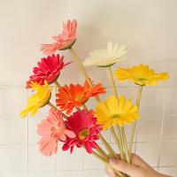Flores Artificiales Gerbera Para Decoración De Hogar Y Escritorio Pack De 1/5 Piezas Barberton Daisy No Especificadas Para El Día De La Madre - details 0