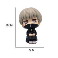 Jujutsu Kaisen 5Pcs/set Figuras De Acción PVC Lindas Yuji Itadori Gojo Satoru Q Versión Juguetes De Colección Anime Modelo 10CM - details 10