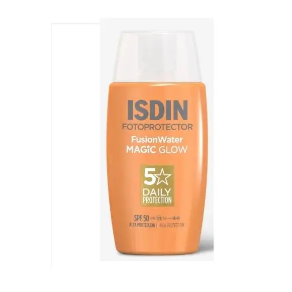Isdin Fusion water Magic Glow SPF50 Protector Solar facial - 1
