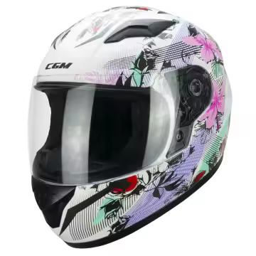 CASCO INFANTIL INTEGRAL 265S LUKY MUSIC BLANCO ROSA - 1