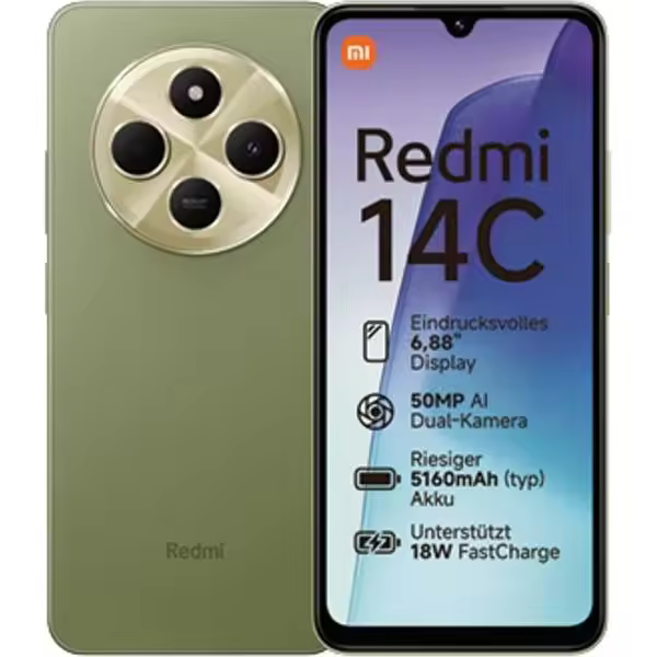 Xiaomi Redmi 14C Dual Sim 4+128GB green DE - 1