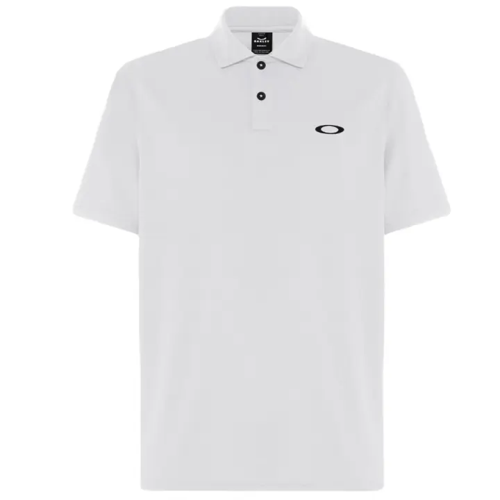 Polo Blanco Oakley Icon Tn Protect Rc Polo I White Cómodo y Absorbente - 1