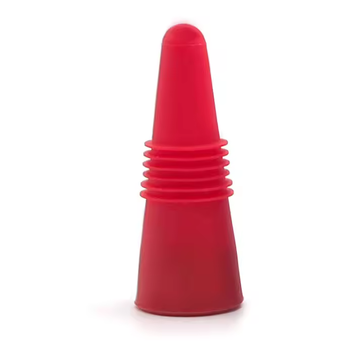 Tapón de vino de silicona de grado alimenticio, tapón de champán, tapón de vino a prueba de fugas para botellas de cerveza, paquete individual - 1