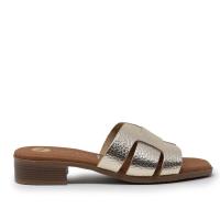 Sandalias planas de Mujer TINA KIZ 5600 CHAMPAN PALA ENGARZADA CHAMPANG 35148 25V - details 2
