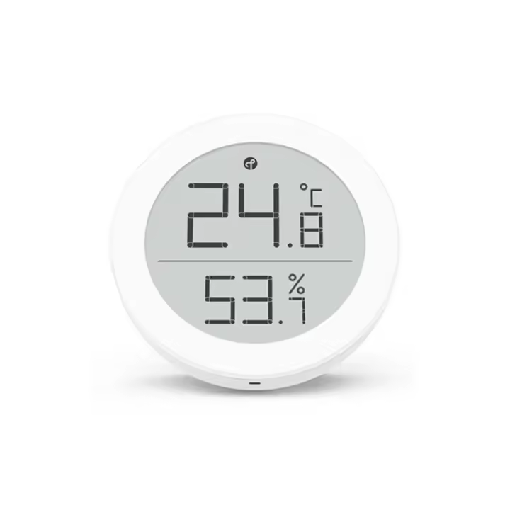 Sensor De Temperatura Y Humedad Qingping T Versión Hilo/BLE Compatible Con Apple HomeKit Mini Termómetro De Precisión Para Interior E-Link - 1