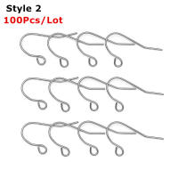 20-100pcs Tenas De Oído De Acero Inoxidable Hipooalérgicas Para Colgantes De Joyería DIY Accesorios De Componentes HK039 - details 1