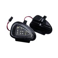 Luces LED under Mirror Para VW Golf MK6 Jetta MK4 Passat Eos Sharan Touran Tiguan Blanco Xenón 6000K Impermeables 12V Directo Reemplazo - details 2