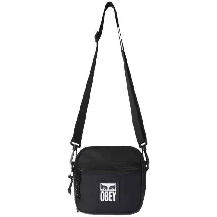 Bandolera Obey Small Messenger para hombre en color negro - 1