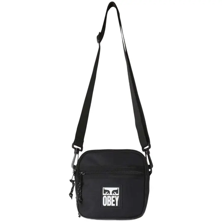 Bandolera Obey Small Messenger para hombre en color negro - 1