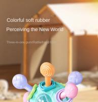 Juguete De Enseñanza Temprana Para Bebés Montessori Sensory Rotativo De Silicona Bola De Masticación Para Niños Recién Nacidos Y Niños Pequeños Desarrollo Inteligente - details 0
