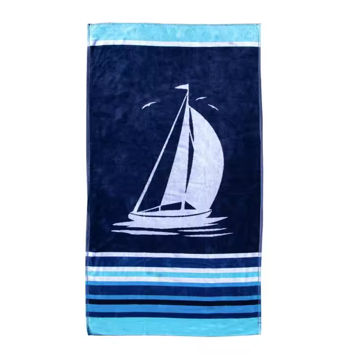 SUN & SURF Toalla de Playa Jacquard Grande 90x170 Ultra Suave Terciopelo Algodón 100% - Alta Calidad y Colores PREMIUM - 1