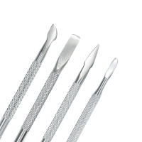 1/4Pc Portátil Doble Cabeza De Acero Inoxidable Para Limpieza De Cutículas Herramienta Antideslizante Para Arte De Uñas Accesorios De Cuidado De Uñas - details 2