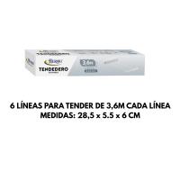 Tendedero Extensible - Tendedero para Interior - Tendedero pared - 21.6 Metros totales - 6 Líneas | XHC BRICO - details 1