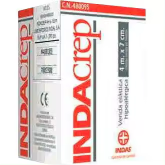 Indas Venda Crepe Elastica 10 m x 4 cm - 1
