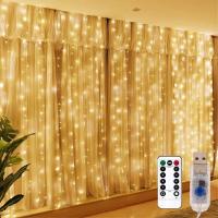 Luz De Techo LED USB Para Dormitorio Decoración De Navidad Guirnalda De Luz Faeira Para Bodas Y Hogar Tamaño 3x3/3*2/3*1 - details 15