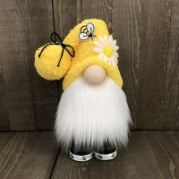 Muñeco De Peluche Sin Caras Sunflowers Gnome Bee Elf Decoración Para Jardín Y Hogar Estilo Moderno Figura De Animal - details 6
