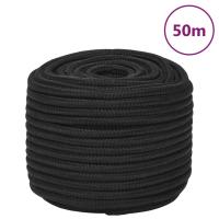 vidaXL Cuerda de barco polipropileno intenso 14 mm 50 m cuerda Color Negro,  Azul,  Blanco y azul y mas - details 0