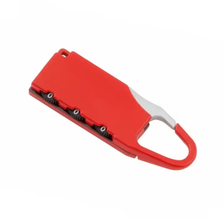 Candado Metálico ZANEX Rojo - Seguridad y Protección para tus Pertenencias - 1