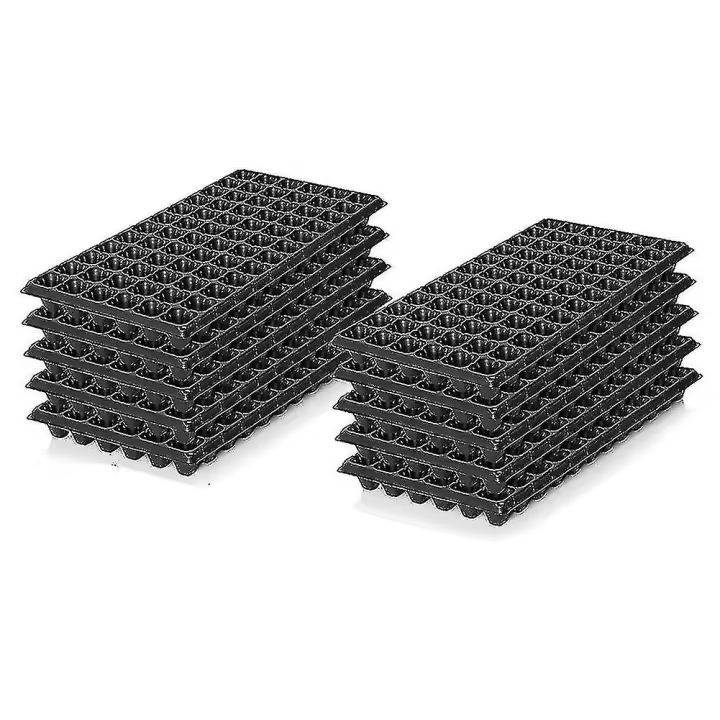 inicio Semillas 10 paquetes, plantas 72 celdas, bandejas germinación para jardinería, Kit Cultivo de Plantas - 1