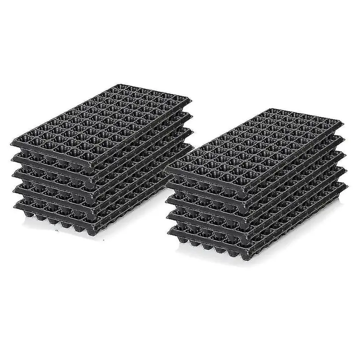 inicio Semillas 10 paquetes, plantas 72 celdas, bandejas germinación para jardinería, Kit Cultivo de Plantas - 1