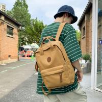 Mochila De Lona Retro Para Hombres Y Mujeres Estudiante Viaje Viaje De Negocios Mochila De Computadora Estilo Vintage Unisex - details 16