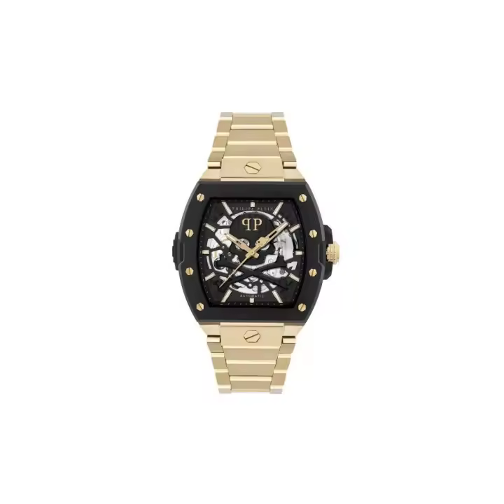 Reloj Automático Philipp Plein The Skeleton 2.0 Auto, Dorado, 44mm PWJFA0625 - 1