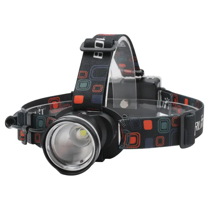 BORUiT RJ-2166Linterna Frontal LED Potente Con Zoom Impermeable Para Camping Y Caza Uso Con Baterías AA Torch De Mano Con Ángulo De Haz De 60° - 1