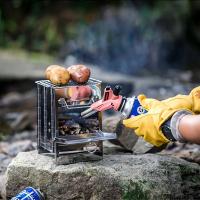 Estufa Portátil De Acero Inoxidable Mini Para Camping Picnic Y BBQ Compacta Y Ligera Para Uso Al Aire Libre - details 8