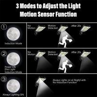 Lámpara Solar LED Exterior Potente 2025 Con Control Remoto 3 Modos Impermeable Luz De Jardín Farol De Calle Solar LED Fuerte Para Exterior - details 10
