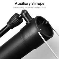 Bomba De Aire Para Bicicleta Manual Con Medidor Alta Presión 120 PSI Inflador De Neumáticos Para Bicicleta Schrader Valve - details 7