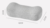 Cojín Portátil Pequeño De Memoria Para Oficina Comida Siesta Viaje Cervical Vertebra Almohada De Espuma 100% Algodón Con Funda De Seda Y Velocidad - details 10