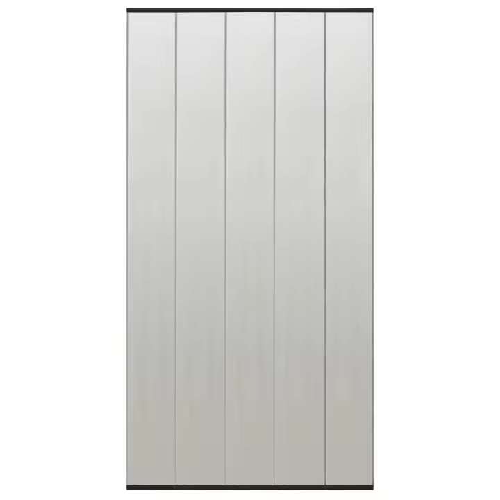 vidaXL Mosquitera de Puerta con Cortina de Malla Pantalla Poliéster Negro Dimensiones 100 x 220 cm, 240 x 240 cm, 120 x 240 cm - 1