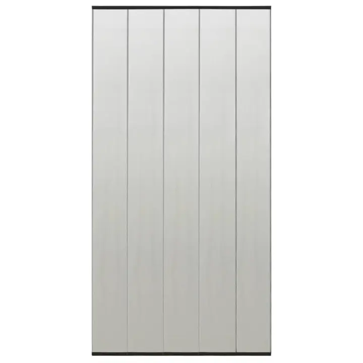 vidaXL Mosquitera de Puerta con Cortina de Malla Pantalla Poliéster Negro Dimensiones 100 x 220 cm, 240 x 240 cm, 120 x 240 cm - 1