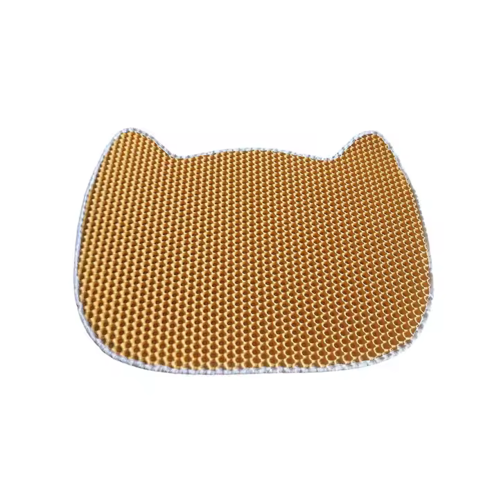Alfombras para Gatos Tapas Dobles Reutilizables Resistant to Los arañazos Gran almohadilla para Gatos Naranja - 1