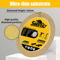 3pcs Disco De Corte Con Diamante 75mm Para Metal Cerámica Madera Y Acero Herramienta De Tratamiento De Superficies Para Amoladora De Ángulo - details 1