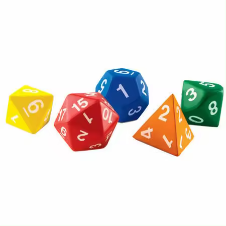 Set de Dados Poliedricos Jumbo - 1