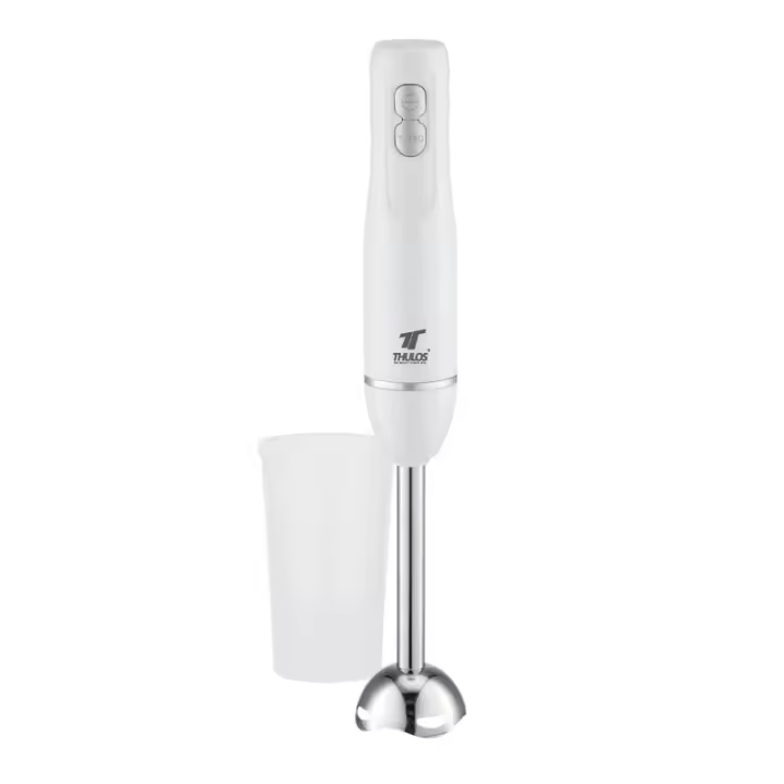Batidora de mano THULOS TH-BM712, 1000W, 2 velocidades + función TURBO, diseño compacto y ergonómico. Incluye vaso medidor de 700 ml. - 1