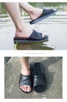 Sandalias De Hombre Para La Playa Y El Interior Antideslizantes Masajeadoras EVA Cómodas Para Verano Tallas Reales - details 15