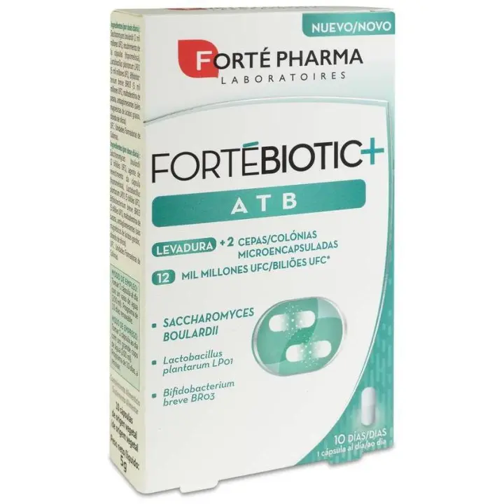 Forté Pharma Fortebiotic+ Atb, 10 Cápsulas - 1