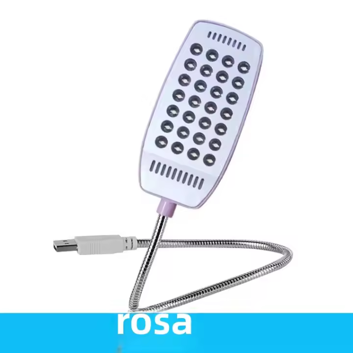Lámpara De Lectura Portátil Con 28 LEDs USB Luz Nocturna Blanca Para Mesa Laptop Power Bank Notebook PC Computer - 1