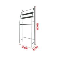 Estantería metal multiuso sobre la lavadora, aprovecho de espacio, organización de hogar medidas de 65 x 25 x 166 cm - details 1